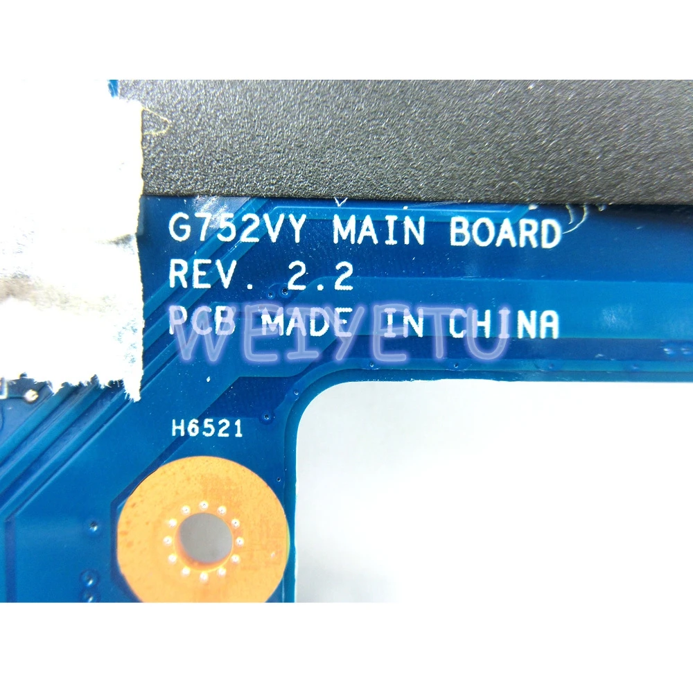 G752VT MB. _ 0 M I7 6700HQ процессор GTX970M Материнская плата ноутбука для ASUS G752 G752V G752VM G752VY