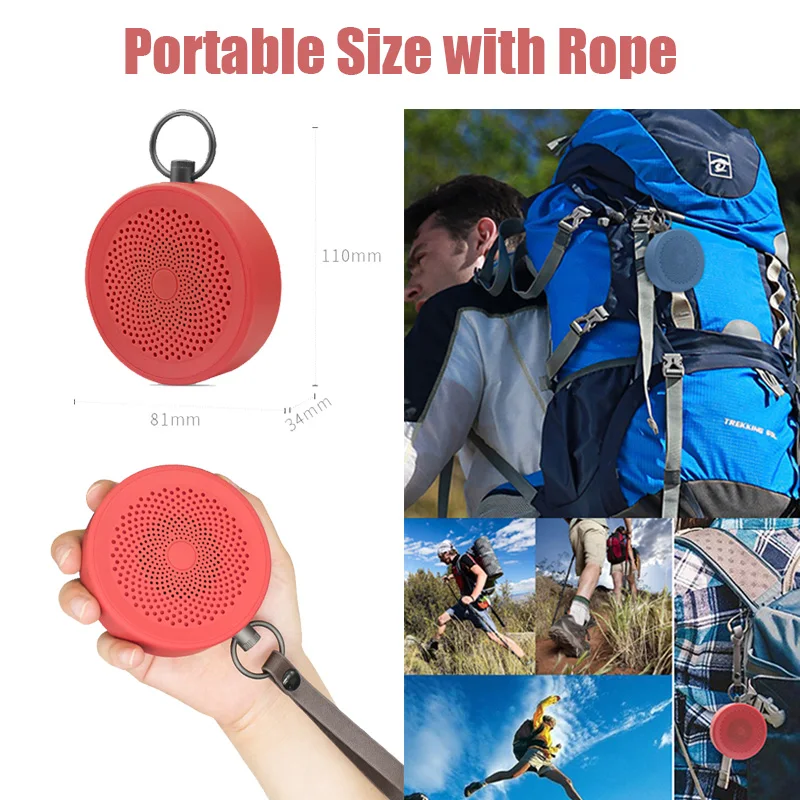 Беспроводной bluetooth динамик портативный мини без рук автомобильный сабвуфер с