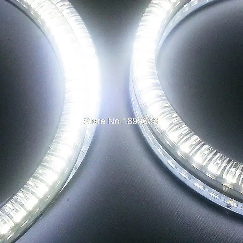 Супер яркие 7000K белые 3528 smd led кольца с ангельскими глазами для стайлинга