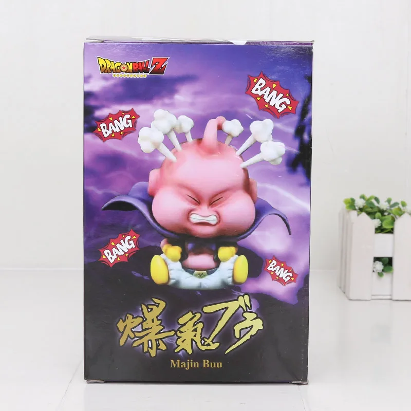 fat buu in box 11 см аниме Dragon Ball Fighter Z Majin Buu Cell ПВХ фигурка игрушки модель малыш Buu Freeza frieza Fina из - Цвет: fat buu in box