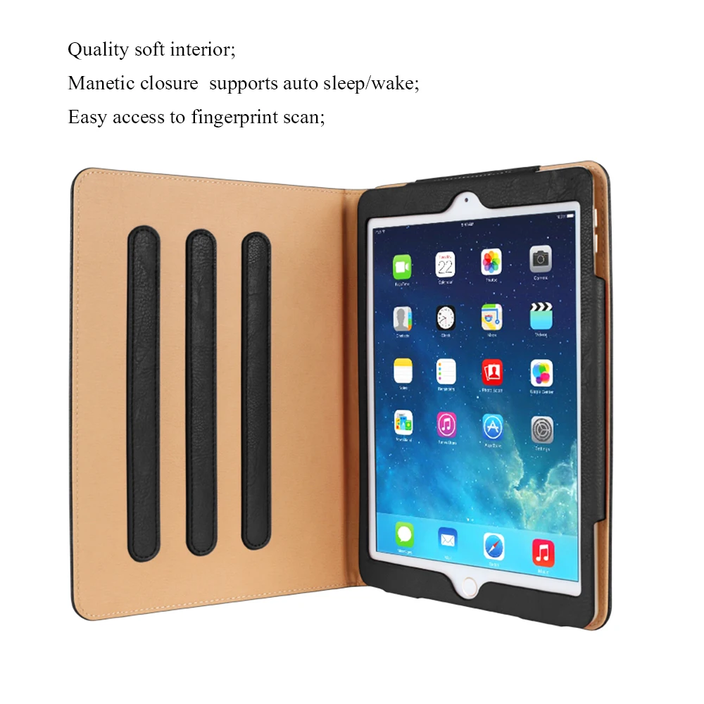 2017 2018 iPad 9 7 Чехол флип-чехол для 5/6th поколение Air 1 2 планшета оболочка защита