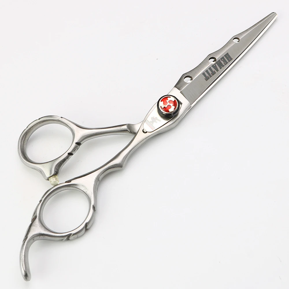 Парикмахерские ножницы 440C японские черные и матовые 6 дюймов для стрижки