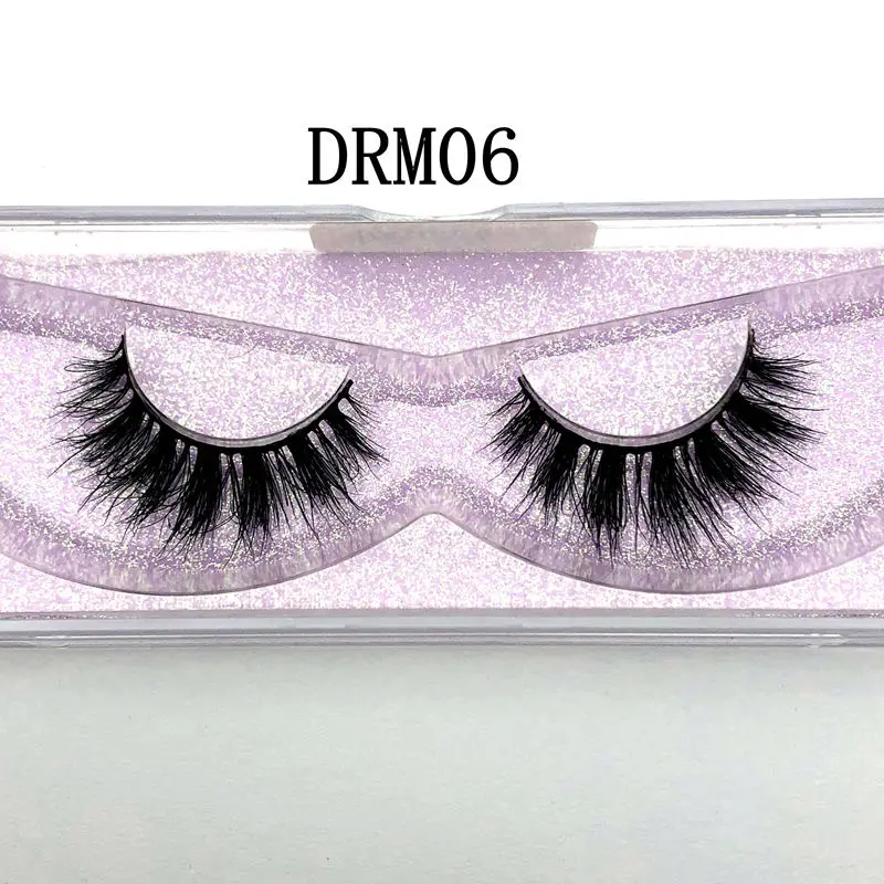 DRM06 Mikiwi 2usd DRM норковые ресницы 3D норковые ресницы безжалостные ресницы ручной работы многоразовые натуральные ресницы Популярные Накладные Ресницы - Цвет: DRM06
