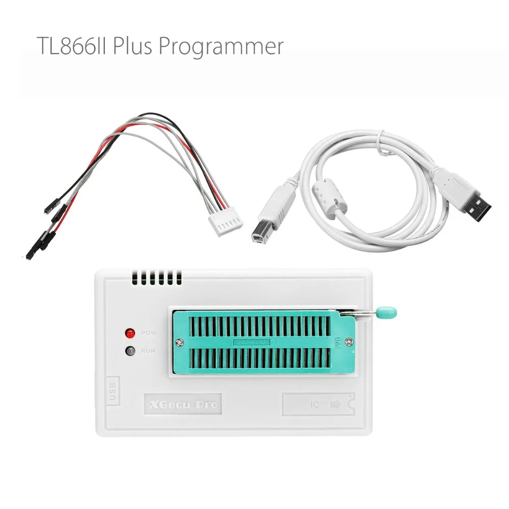 Программатор TL866II Plus с поддержкой USB 15000 + IC SPI Flash NAND EEPROM MCU PIC AVR замена TL866A