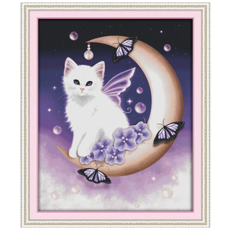Набор для вышивки крестиком с изображением ангела Луны 11CT 14CT 16CT
