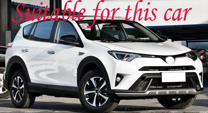 4 шт. пластиковый Наружный козырек для Toyota RAV4 XA40 2014 2015 2016 2017 2018|Навесы и укрытия| |