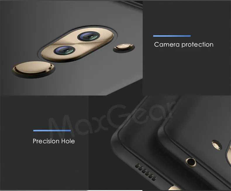 Чехол MaxGear для huawei Honor 5X 360 полная защита мягкий силиконовый корпус тонкий матовый