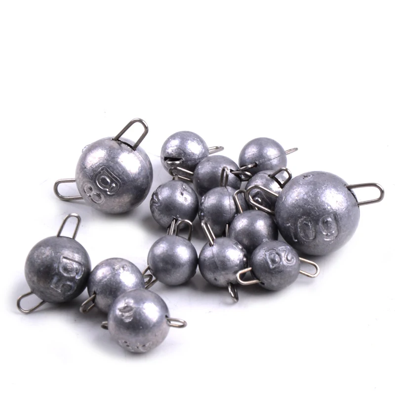 20 шт./1 Набор металлического приманки из свинца напор глубокой воде пуля Вес матч