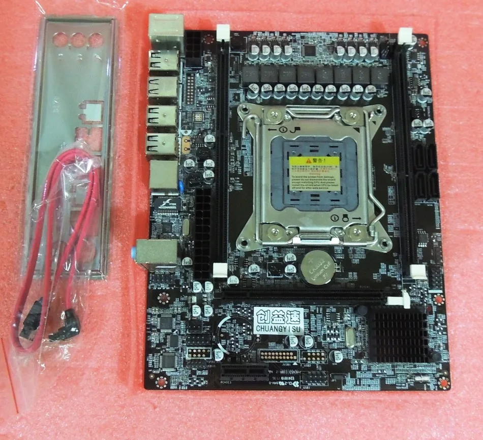 Материнская плата CHUANGYISU с поддержкой REG ECC DDR3 Серверная память X79 разъем 2011