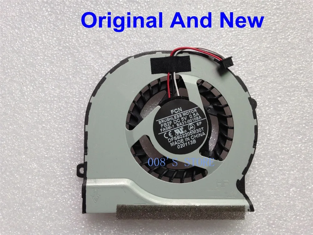 Новый вентилятор охлаждения ЦП для SAMSUNG NP300V5A NP305V4A NP300E5C NP305V4Z NP300E4C NP300E4X NP300V4 NP300E4A