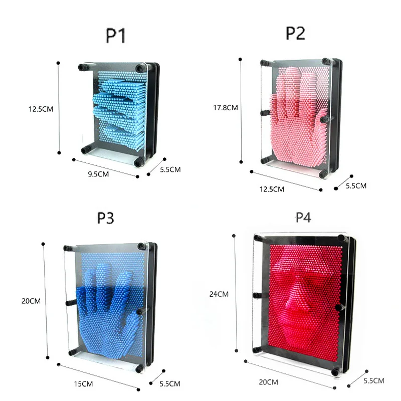 Детские Поделки 3D клон отпечаток пальца картина из игл новинка забавные гаджеты