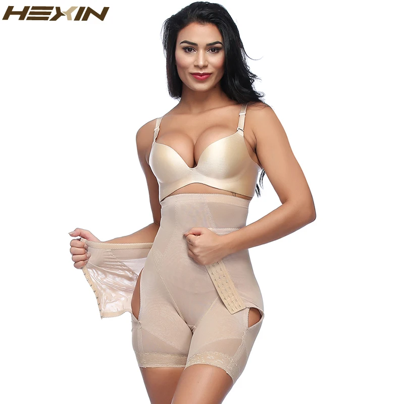 HEXIN Высокая талия пояс для живота контроль Трусики подтяжка ягодиц усилитель Корректирующее белье Корсеты Корректирующее белье бедра живот нижнее белье брюки крючки
