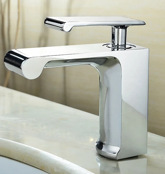 

New arrival Luxury waterfall faucet high quality cold and hot bathroom sink faucet gold basin faucet,water tap mixer
