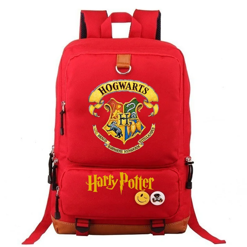 10 Slytherin Gryffindor для мальчиков и девочек, школьная сумка для женщин, рюкзак для подростков, школьные сумки, Холщовый мужской студенческий рюкзак - Цвет: 10