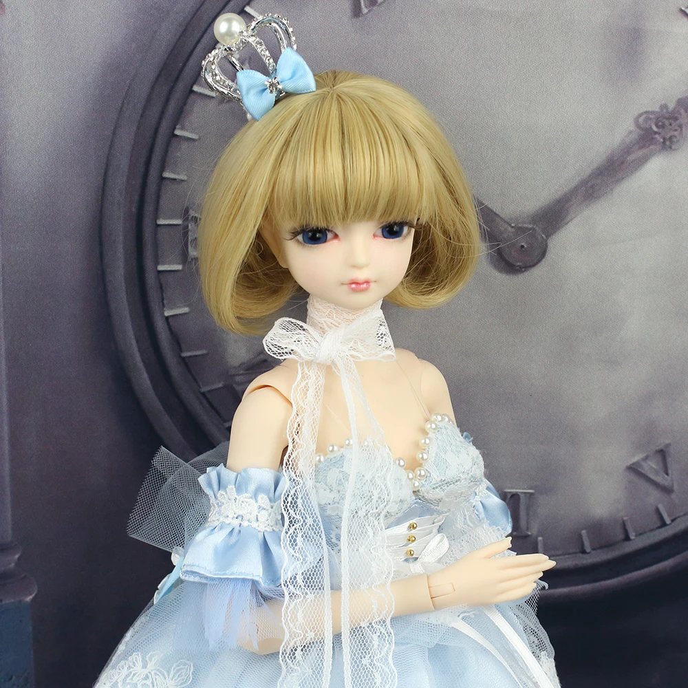 MMGIRL BJD fortune days 1/4 45 см с/без одежды с короткими светлыми волнистыми волосами и
