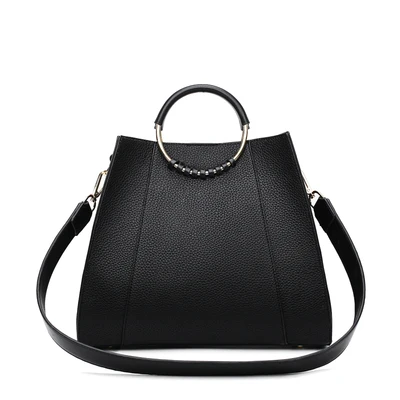 Сумка тоут женская кожаная повседневная простая сумочка на плечо Большой