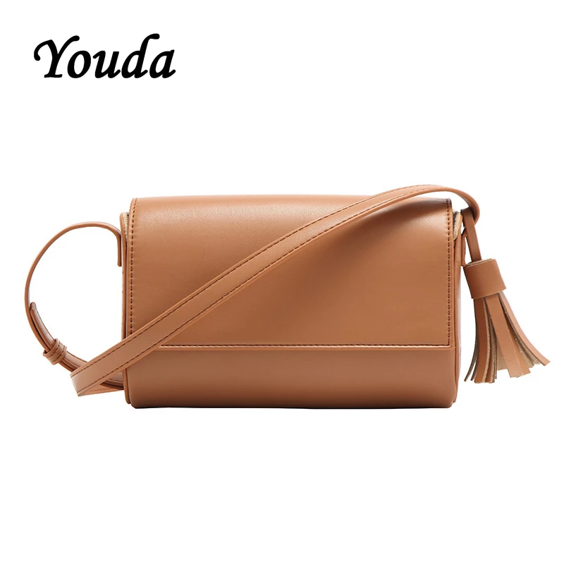 Фото Youda 2019 Новый чехол простая сумка портфель модные сумки на плечо с кисточками PU