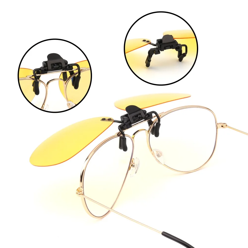 JM ретро клип на оправе солнцезащитные очки поляризованные флип-линзы для мужчин