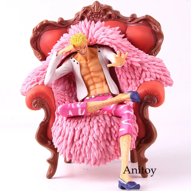 without retail box Аниме one piece Donquixote Doflamingo с диванной ПВХ P.O.P one piece Doflamingo Фигурка Статуя Коллекционная модель игрушки - Цвет: without retail box