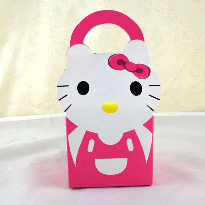 20 X Doraemon/Kitty мешок подарка на день рождения для детей подарочная коробка конфет