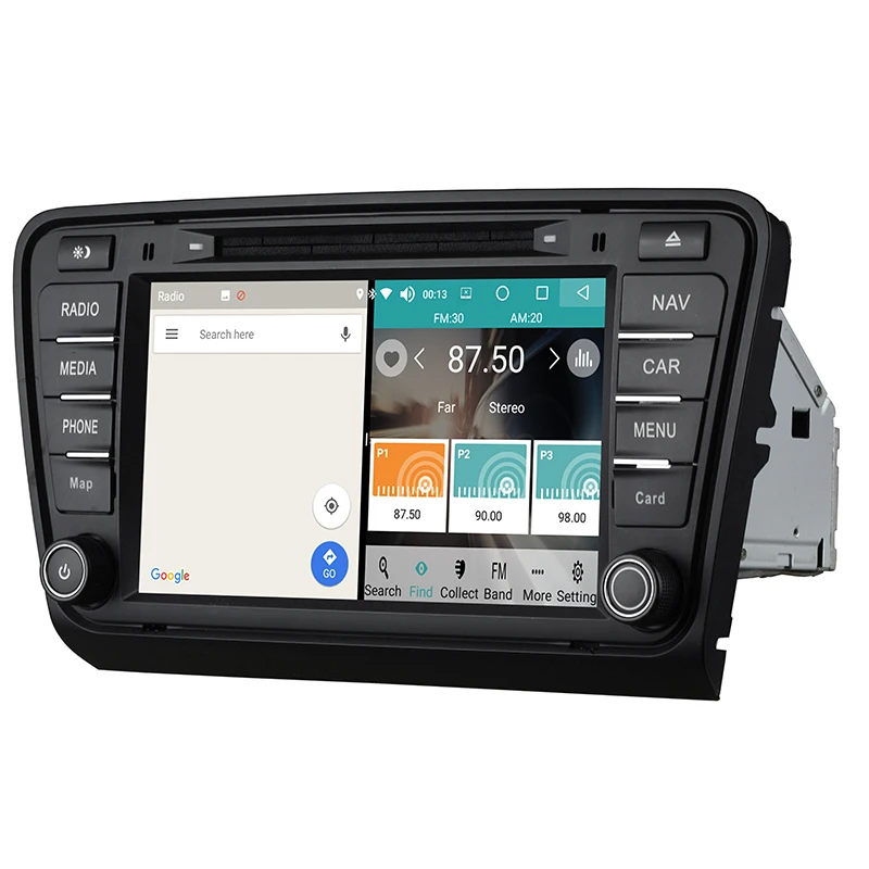 Автомобильный мультимедийный плеер Android 8 0 4 ГБ/32 ГБ дюймов 2 Din автомагнитола с