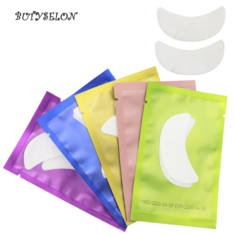 50 пар/лот ресниц наращивание кругов под глазами гелевые подушечки для глаз