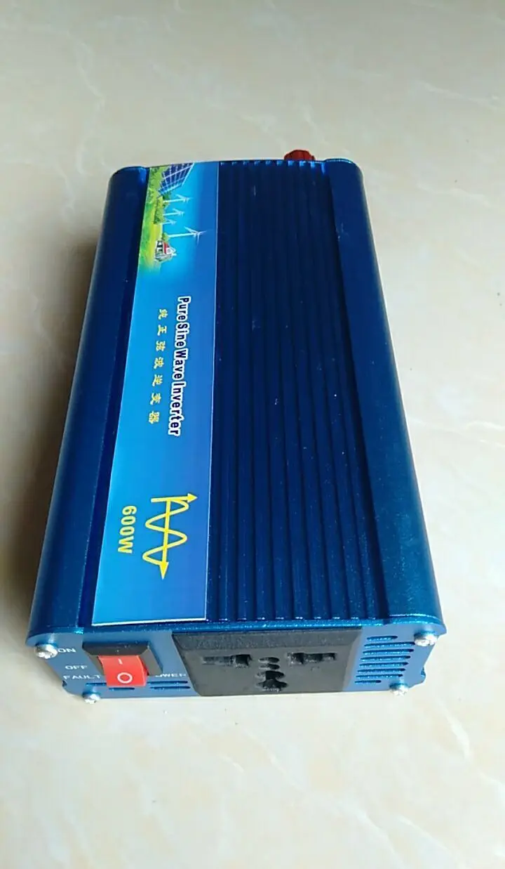 600 w чистый инвертор синуса 12/24 v dc 220/230 ac солнечный для солнечной системы|sine