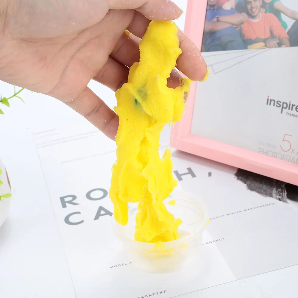 слаймы лизун полимерная глина putty Слизь пушистая игрушки Poke грязь кристалл Грязь