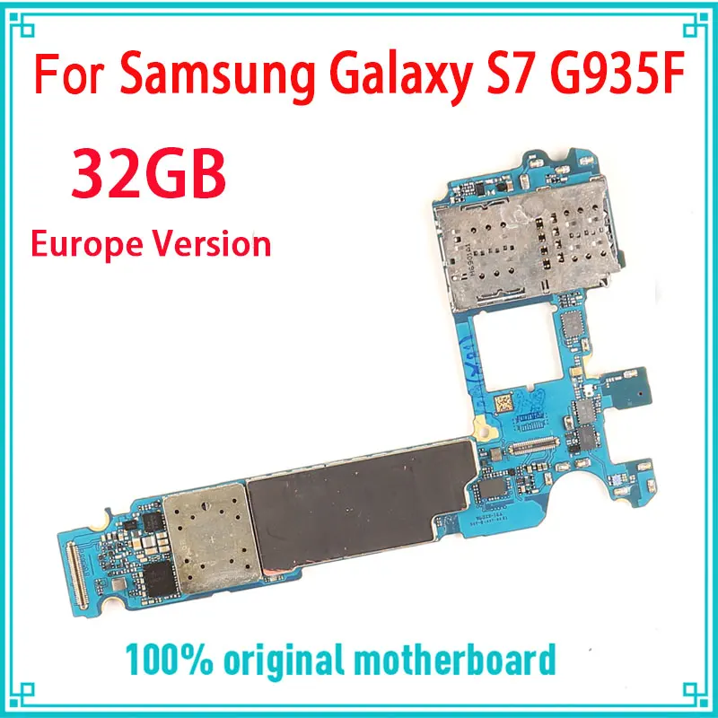 Оригинальная разблокированная материнская плата для Samsung Galaxy S7 Edge G935F с полным