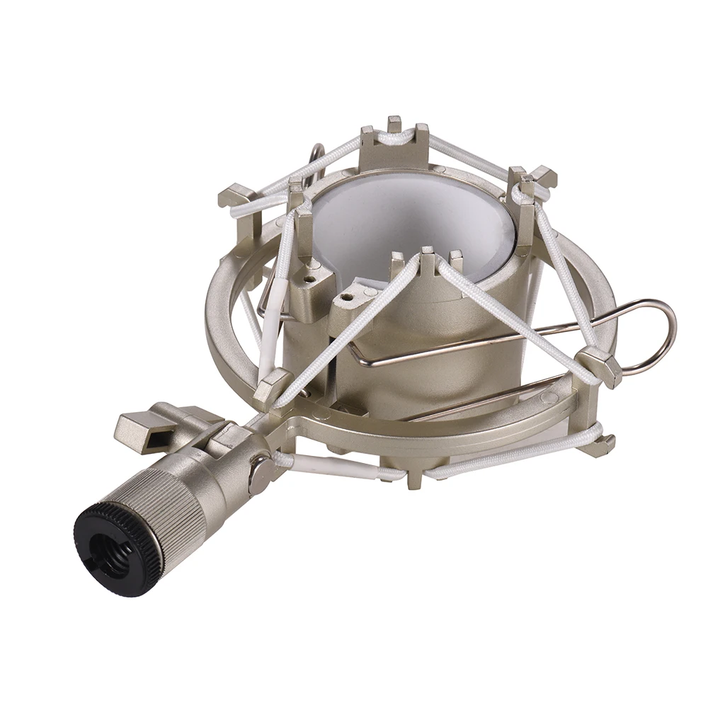 Универсальный конденсаторный микрофон, микрофон, держатель с амортизационным креплением, пластиковый антивибрационный кронштейн для студии онлайн-трансляции