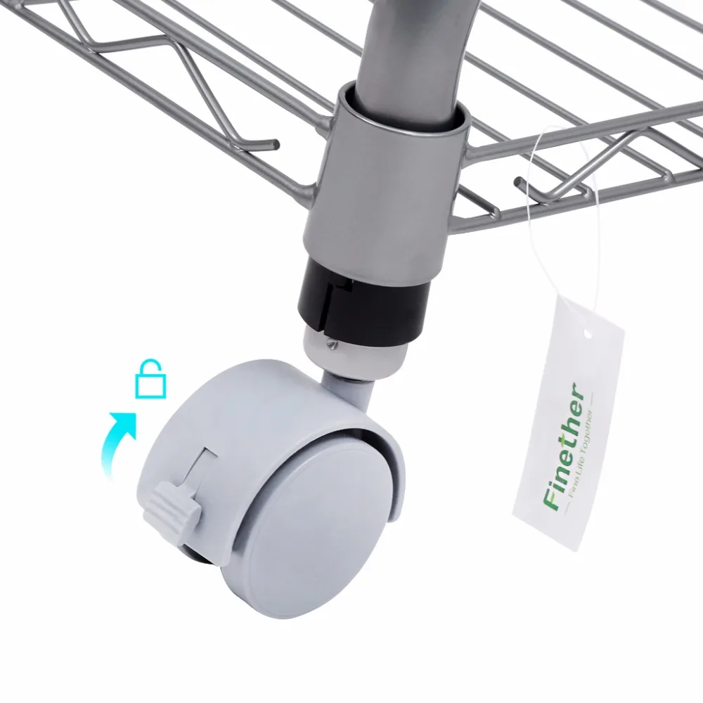 Регулируемая стойка для одежды Finether хранения сушки подвесная портативный шкаф с