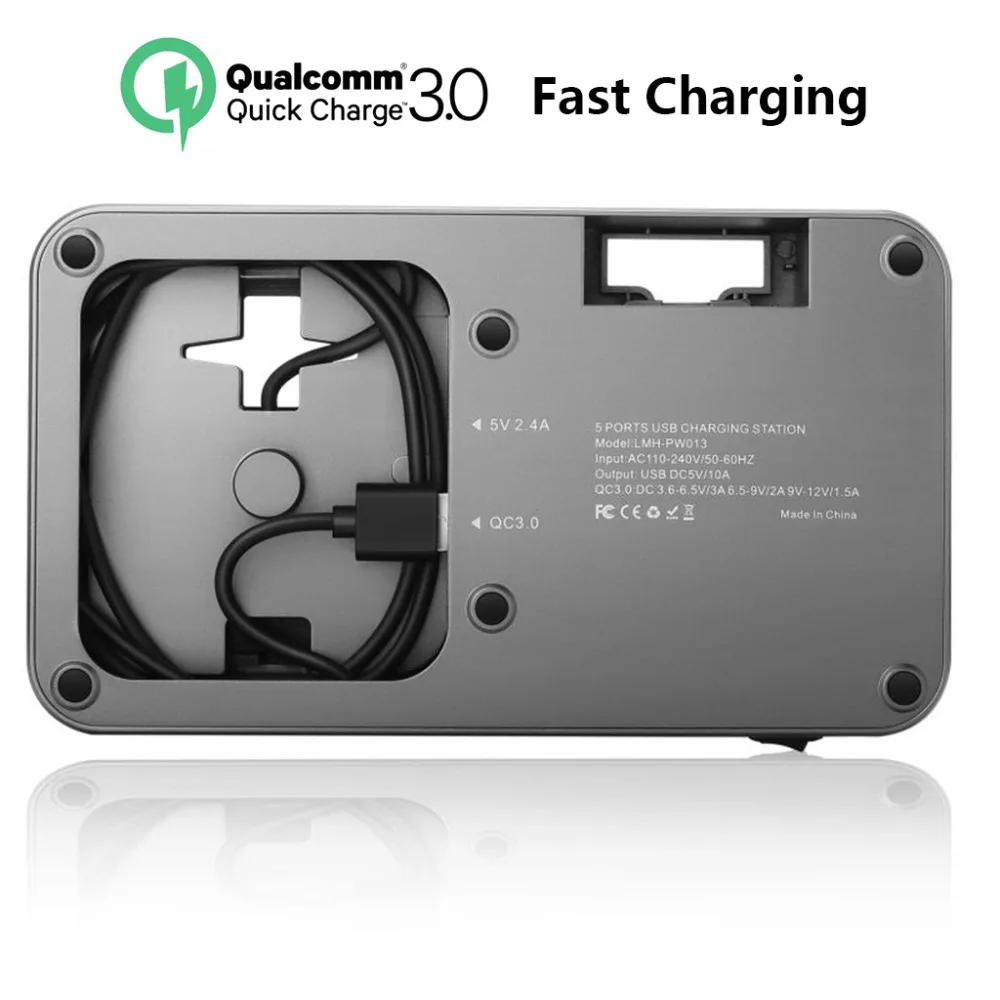 Настольное зарядное устройство с несколькими портами USB беспроводная зарядная