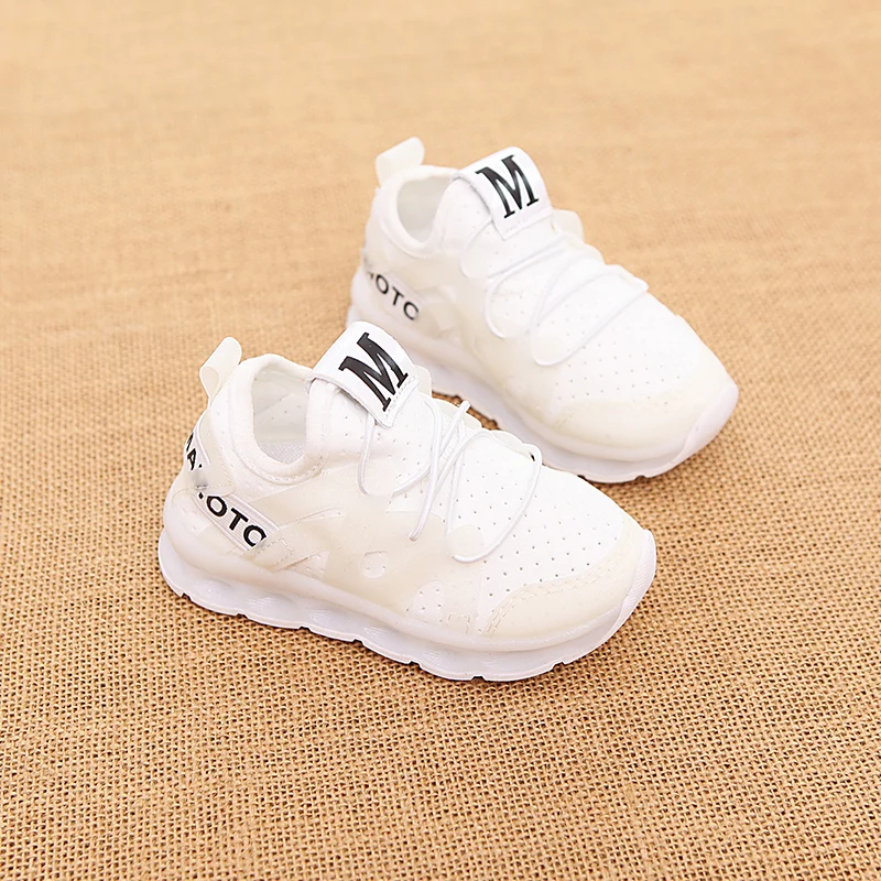 Детские туфли для мальчиков и девочек со светодиодной подсветкой светящиеся