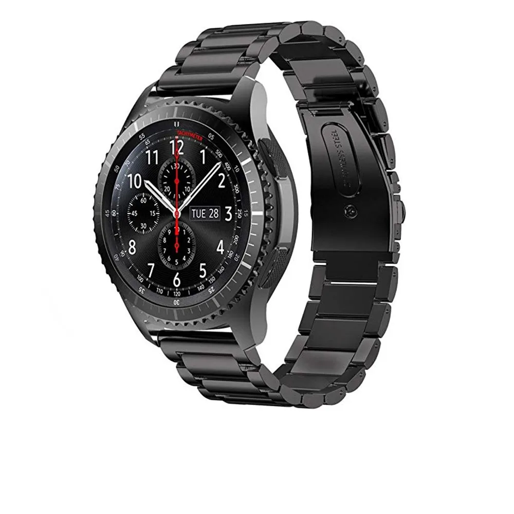Ремешок для samsung Galaxy wacth 46 мм gear S3 amazfit gtr 47 мм huawei watch gt ремешок из нержавеющей стали 22 мм ремешок для часов babracelet