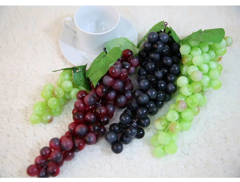 Реалистичный искусственный виноград пластиковые искусственные цветы