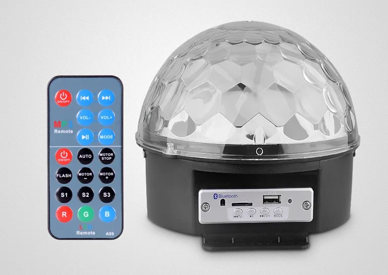 Bluetooth Колонка KTV сценический светильник лампа с магическим кристаллом шар для