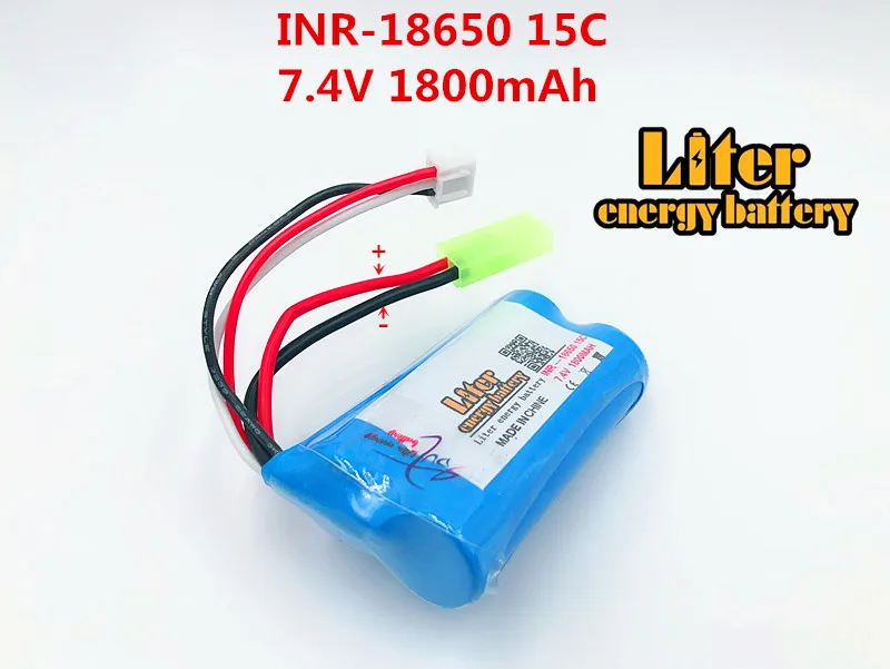 7 4 V 1800mah 15c 18650 литиевая батарея 1800Mah аккумулятор для дистанционного управления