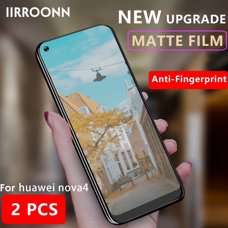 Матовое закаленное стекло 2 шт./лот для Huawei nova 4 3 i lite Y9 2019 Защита экрана p 10 20 30 6D |
