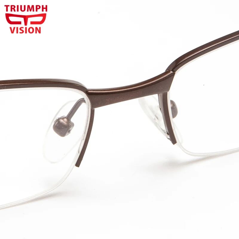 Мужские фотохромные очки TRIUMPH VISION Прямоугольная оправа полуоправа диоптрийные