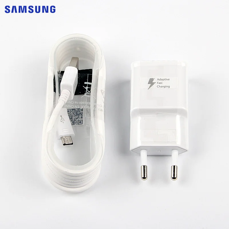 EU with 1.5m Cable Samsung Оригинальное Зарядное стены Зарядное устройство 9V EP-TA20EWE для samsung GALAXY S6 Edge+ C7000 On7 C5 G928F G925F J5 J7 Быстрая зарядка - Тип штекера: EU with 1.5m Cable