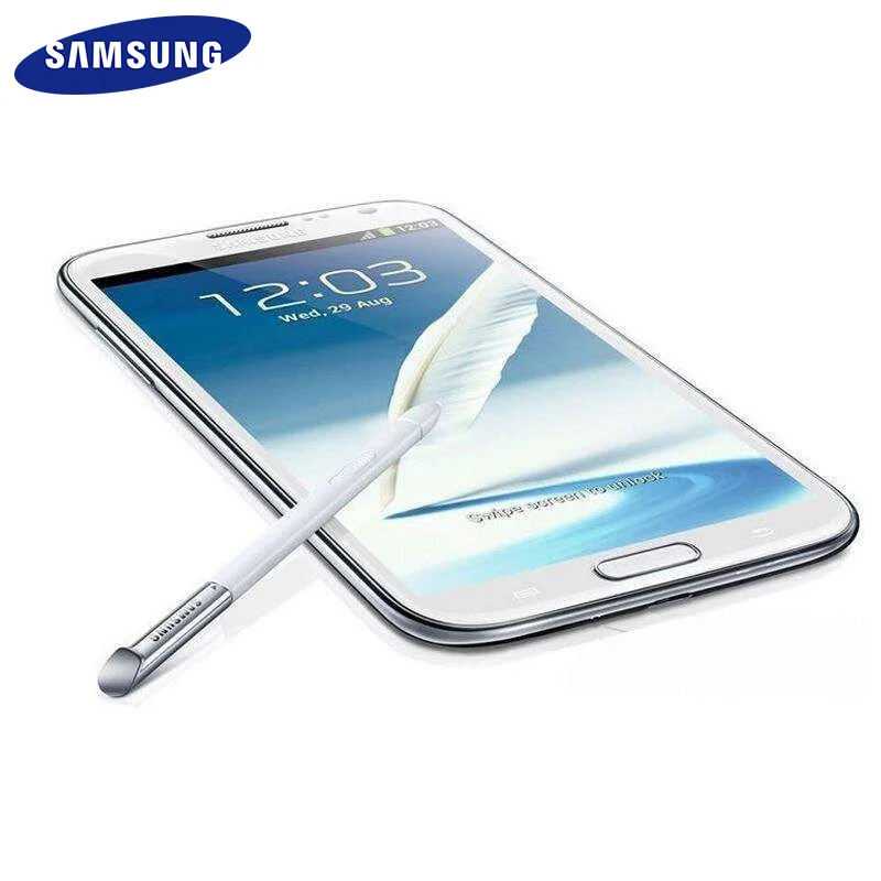 100% оригинальная ручка samsung Note2 оригинальный активный стилус S Note 2 для сенсорного