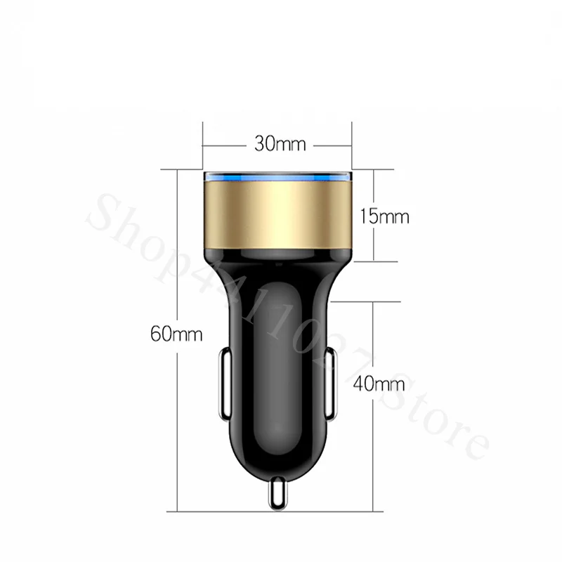 3.1A 5V Dual USB Автомобильное зарядное устройство Универсальный Автомобильный