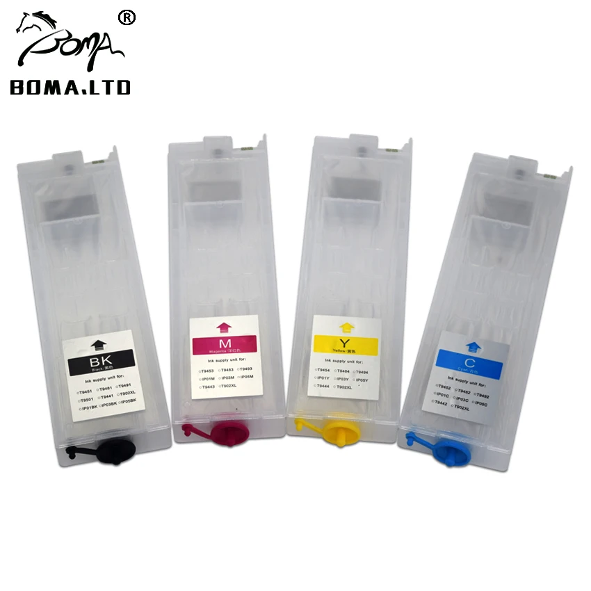 

BOMA.LTD Refillable Ink Cartridge With Chip IP01 IP01B IP01KB IP01CB IP01MB IP01YB For Epson PX-M884F PX-S884 PX-M885F PX-S885