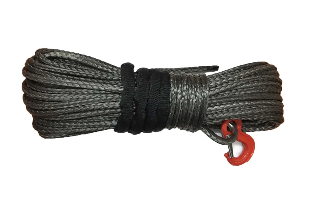 12 мм X 40 м UHMWPE синтетическая лебедка веревка с крючком для восстановления 4WD |