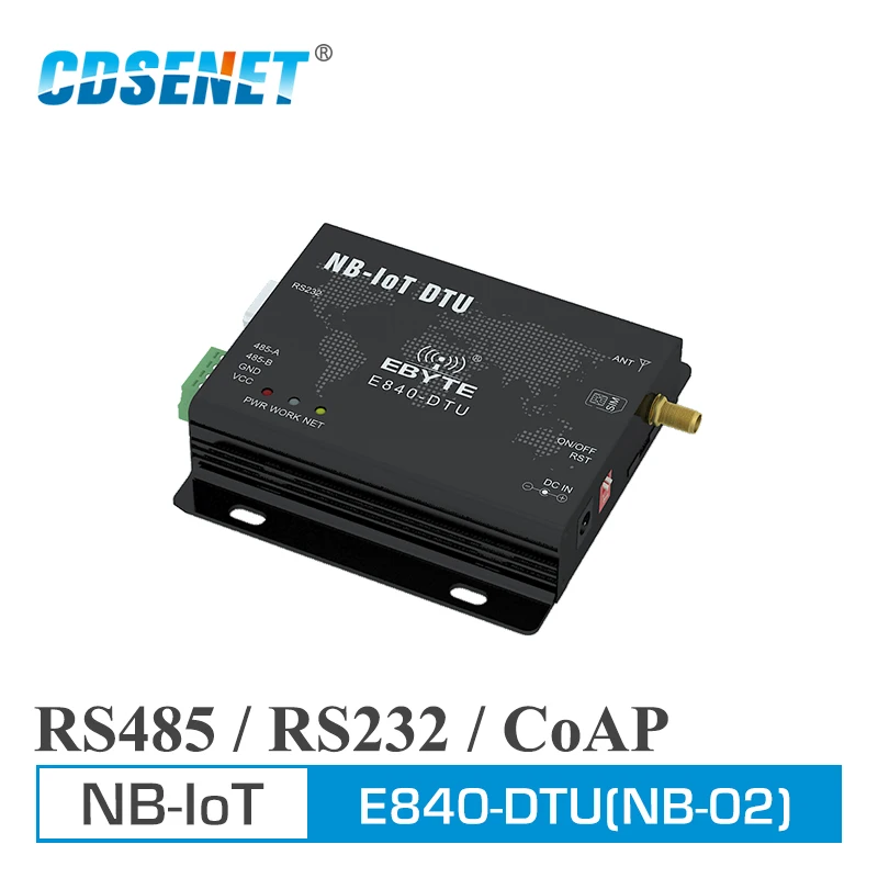 E840 DTU (NB 02) RS232 RS485 NB IoT беспроводной трансивер последовательный порт сервер CoAP UDP Band5