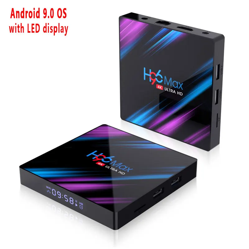 H96 Max RK3318 OTT Smart TV Box Android 9 0 HD 2/4 ГБ + 16/32/64 4k телеприставка|ТВ-приставки и медиаплееры| |