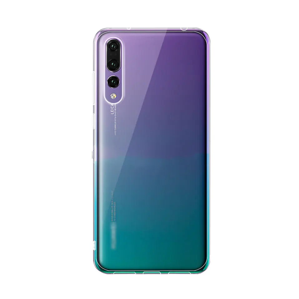 Ультратонкий чехол из ТПУ для телефона HUAWEI P20 LITE для P9 Lite, с защитой от ударов, прозрачные силиконовые крышки.