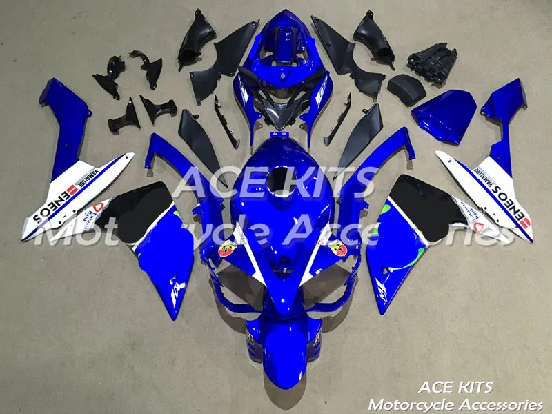 

ACE Комплекты НОВЫЙ ABS мотоцикла обтекатель для YAMAHA YZF-R1 2007 2008 все виды цвет № 1976