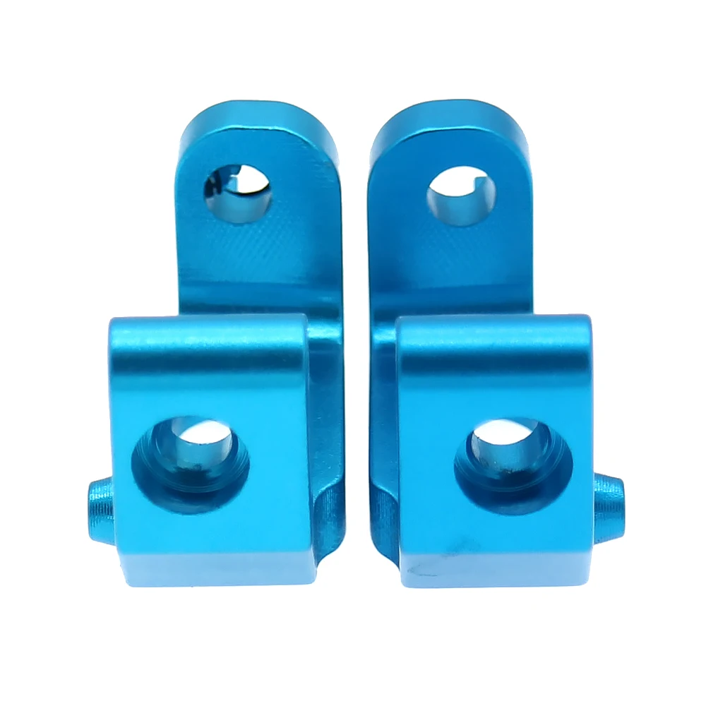 2Pcs/Pair front hub carrier anodized CNC machined for rc hobby model car 1/10 HSP REDCAT HIMOTO hopup parts 102010P 102010B | Игрушки и