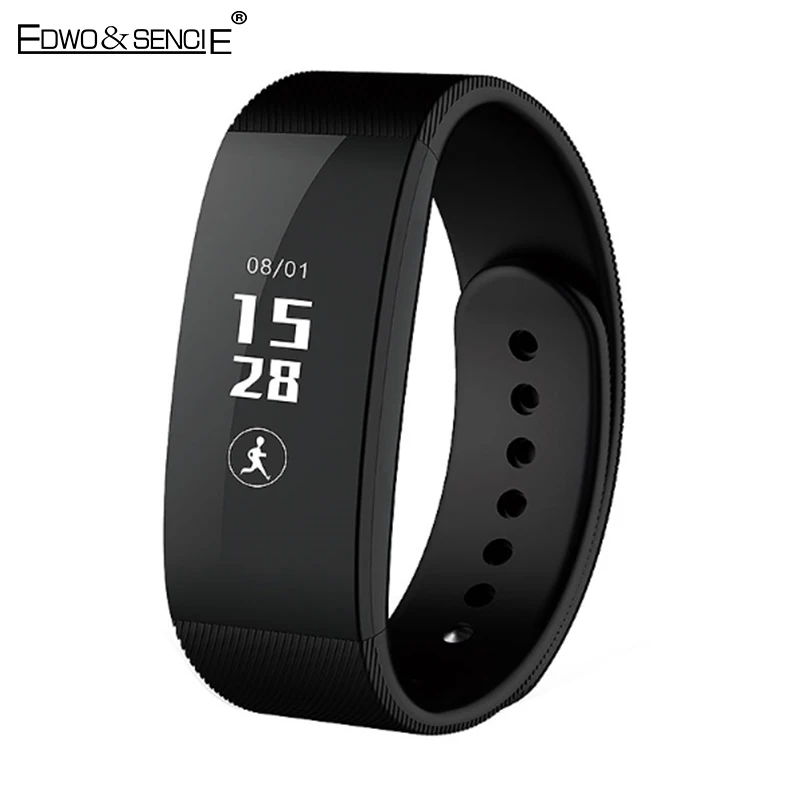 EDWO U3 Умный Браслет Часы Bluetooth 4.0 Чсс Smartband Здоровья Шагомер Фитнес-Трекер Для iOS